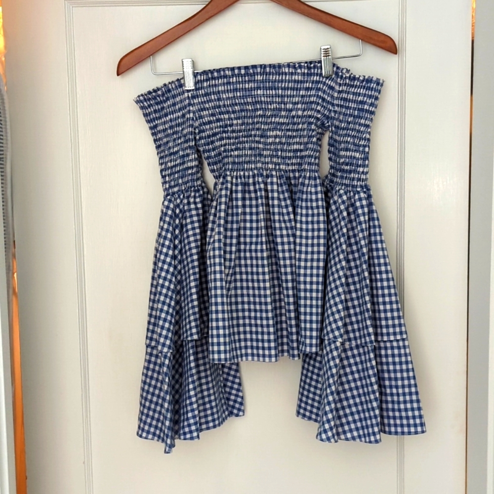Caroline Constas off the shoulder top